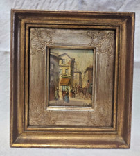 quadro olio miniatura e