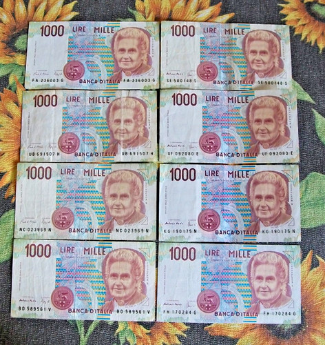 1000 lire montessori serie - ,