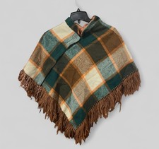 Poncho vintage lana mantello