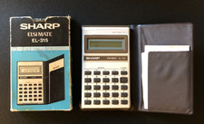Calcolatrice elettronica SHARP Elsi Mate EL-315 con scatola originale