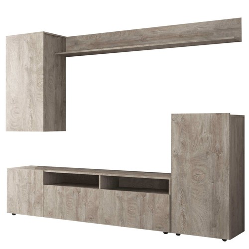 Parete attrezzata con pensili - parete,