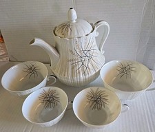 Set teiera e 4 tazze grano