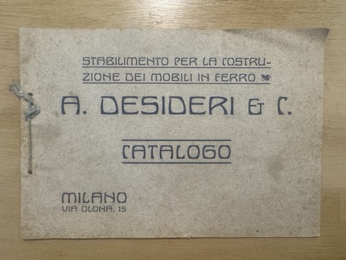Raro catalogo desideri - a.,