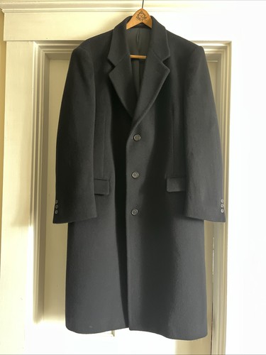 Cappotto lana nero vintage