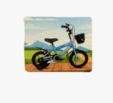 MAGIC 12" BICICLETTA CON RUOTE GONFIABILI B046 COLORE BLU ETA' 4-6 ANNI