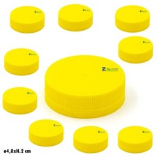 SET 10 PZ TAPPO PER PET 3-5-10 LT COLLO A VITE AUTOSIGILLANTE D.4.8xH.2 cm