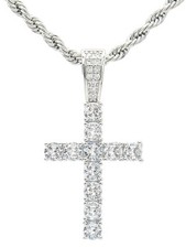collana crocifisso uomo