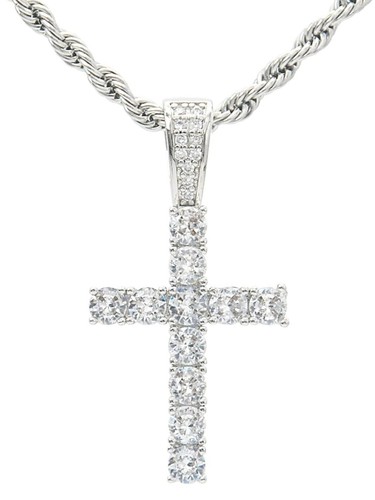 Collana crocifisso uomo - collana,