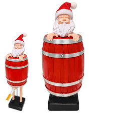 Dispensatore Divertente Di Sigarette, Babbo Natale, Pop-Up, Barile in Legno, Por