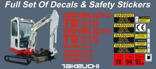 Takeuchi tb016 mini - takeuchi,