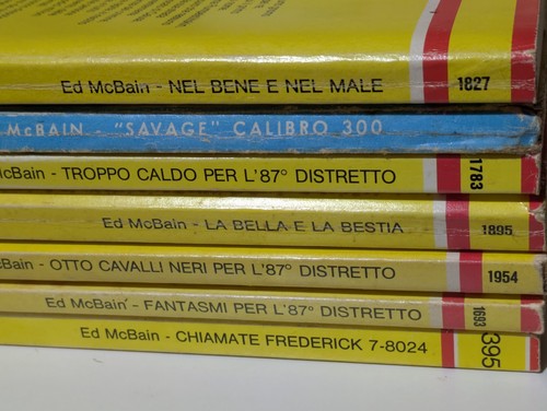 Lotto romanzi mcbain 5 - mcbain,