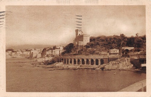 Cartolina genova quarto villa - genova,