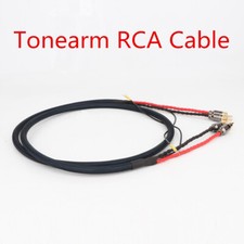 Cavo HiFi RCA Giradischi Piombo da Terra Doppio RCA Phono Cavi con Terminali di Terra