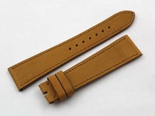 Strap Band Pelle Canguro Senape Artigianale Service Band 20/16mm Made Italy