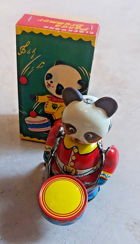 Panda tamburino metallo - panda,
