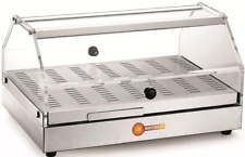 Vetrina vetrinetta riscaldata calda espositore acciaio inox professionale brioch