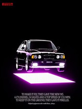 BMW M5 Pirelli poster