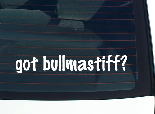 Got bullmastiff decalcomania - got,
