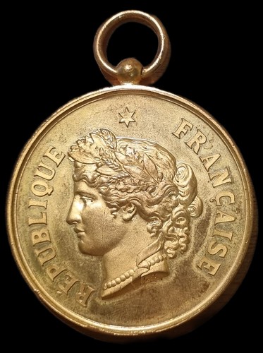Medaglia repubblica francese - medaglia,