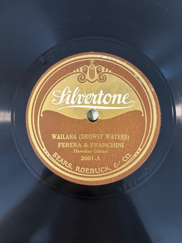 Silvertone 2001 78rpm record - silvertone,