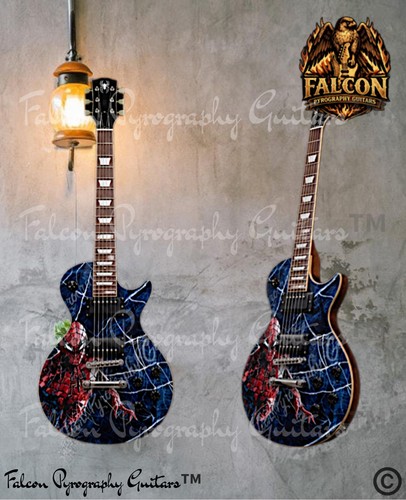 Chitarra elettrica fatta - , a