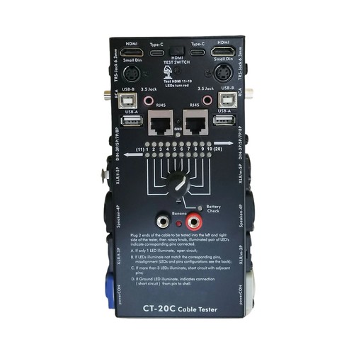 20c tester cavo audio - tester,