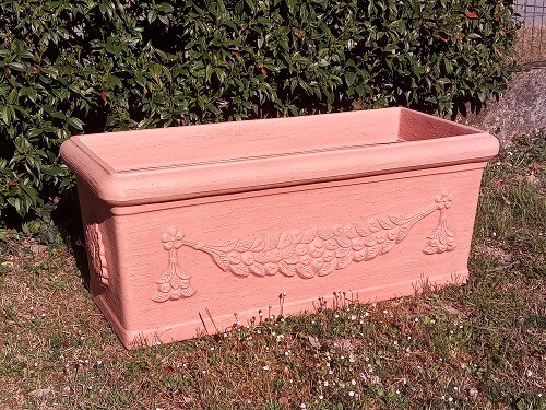 Vaso fioriera rettangolare - vaso,
