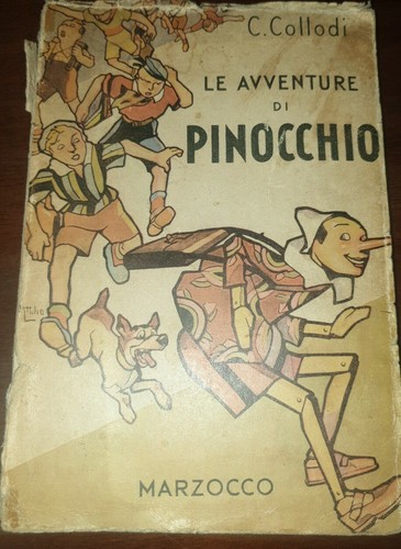Libro favola pinocchio 1943 - pinocchio,
