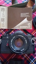 COSINA CT-3 - Fotocamera REFLEX con 4 obiettivi e tutti gli accessori + borsa
