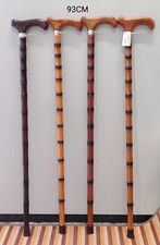 Bastone Da Passeggio in Legno Per Anziani Disabili Con Gommino lunghezza 93cm