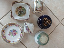 limoges lotto 4 portagioie e 2 piattini