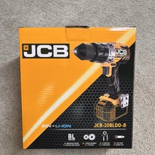 NUOVO JCB Trapano avvitatore a percussione combinato senza fili 20v Li-Ion solo corpo motore brushless