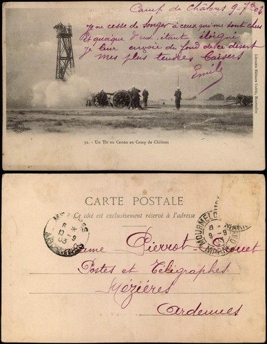 Cpa mourmelon grand camp - cpa, de