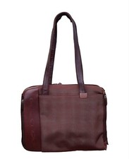 Piquadro Borsa PC E Documenti Marrone Cioccolato Con Inserti In Pelle Da Donna