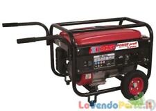 GRUPPO ELETTROGENO GENERATORE CORRENTE CON RUOTE BRIXO POWERPROFI 2800W 196CC 4T