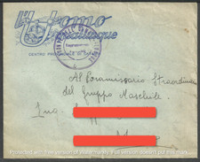 busta pubblicitaria "L'Uomo qualunque" + delega del Centro Provinciale Catania