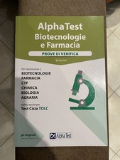 Alpha Test Biotecnologie e Farmacia - Prove di verifica