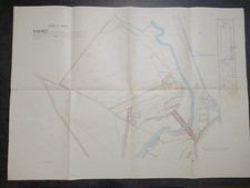 Pavia inizio '900 mappa Cascine Caima Deserto Ospedale Clinico