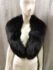 Collo Stola Scialle Vera Pelliccia Volpe cm 110 x cm 13