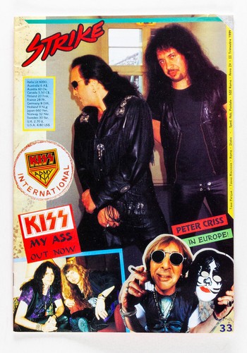Kiss strike magazine 1994 - magazine,