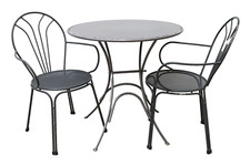 Poltroncine da Giardino EMU e Tavolino Pieghevole (non EMU) grigio