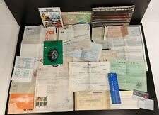 LOTTO DOCUMENTI AUTO - fiat ford libretto uso complementare epoca youngtimer nsu