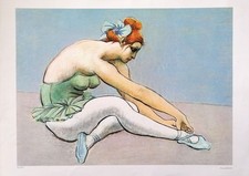 FRANCESCO MESSINA - "Ballerina" Litografia firmata, numerata 185/350