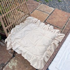 Cuscino per sedia con volant, elegante cuscino quadrato per sedia da pranzo,