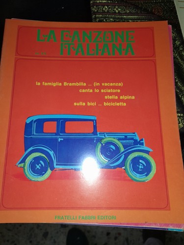 Canzone italiana fascicolo - la, italiana-fascicolo