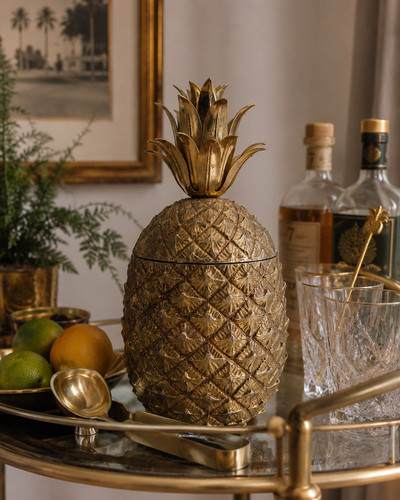 Secchiello ghiaccio ananas