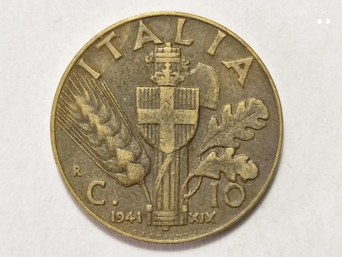 Moneta centesimi spiga - moneta, 10