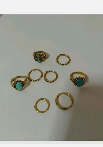 Anelli oro turchese tutte - e,