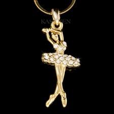 Collana oro ballerina - collana,