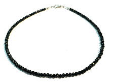 Collana tennis swarovski nera